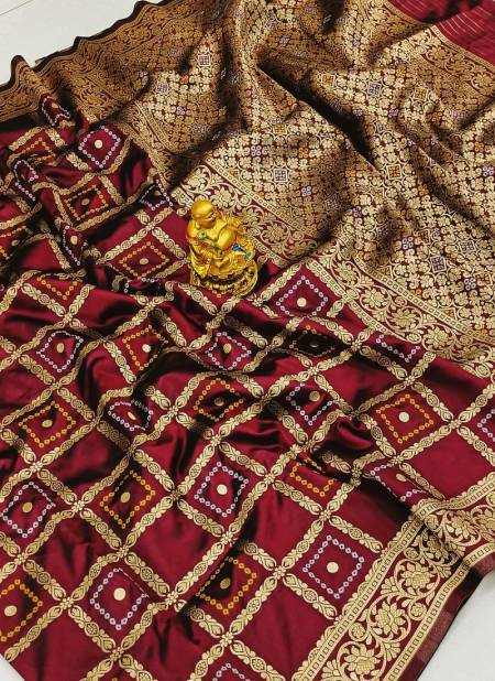 Bandhani silk By Paithani Printed Non Catalog Sarees